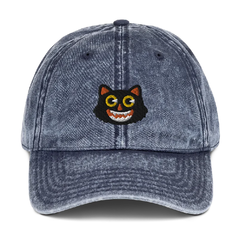 Black Cat Vintage Hat