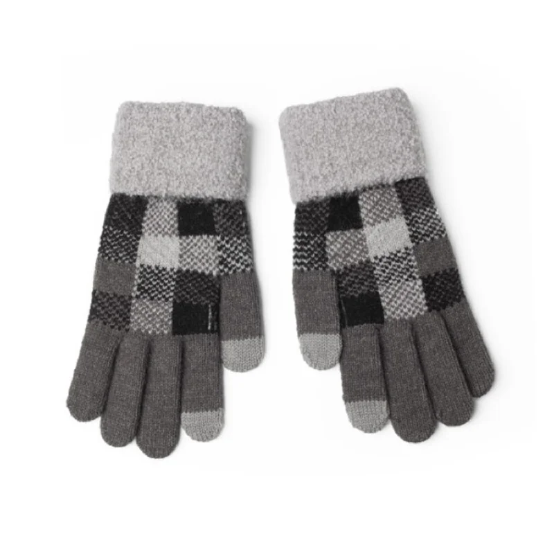 Britt's Knits Gray Sweater Weather Gloves