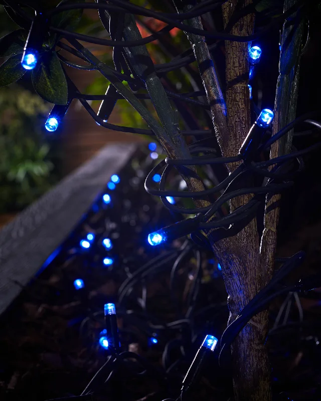 LINK PRO LED String Lights, Black Cable, Blue