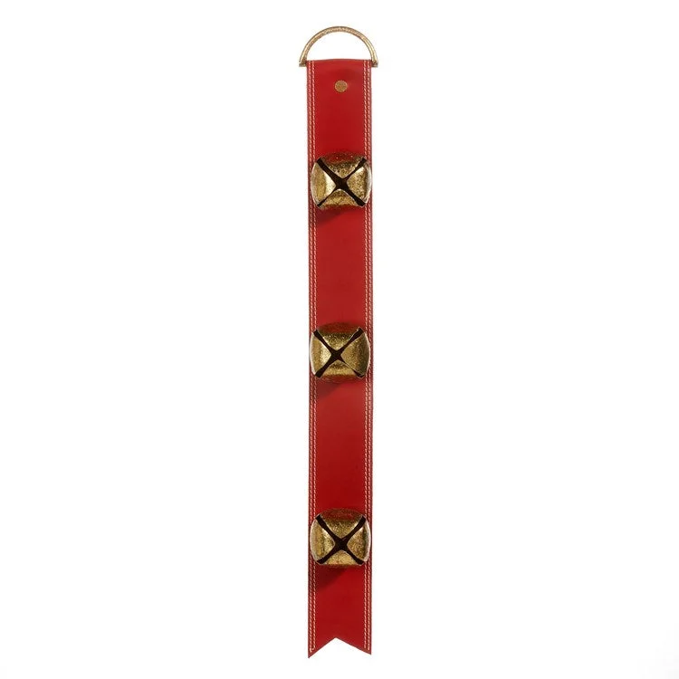 Red Sleigh Bell Door Hanger