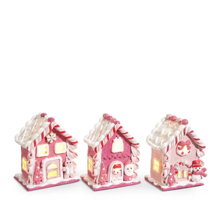 Lighted Gingerbread House Ornament