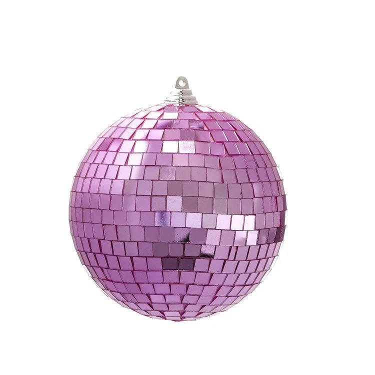 Large Pink Disco Ball Ornament