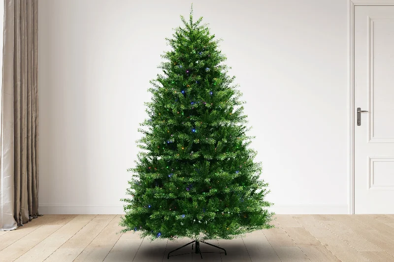 7.5 ft Montauk Fir Christmas Tree with 900 3mm Dual Color lights- 9 Function, 58D