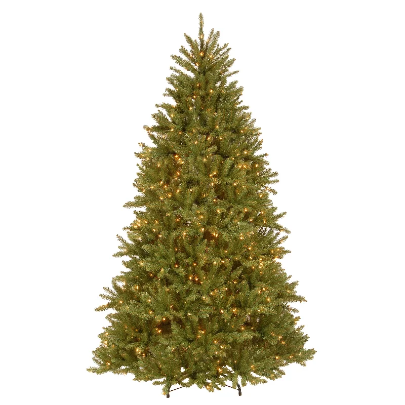 7.5 ft. Pre-Lit Dunhill Fir Hinged Tree with Clear Lights