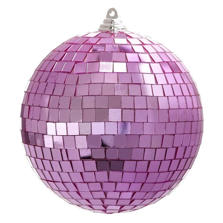 Small Pink Disco Ball Ornament