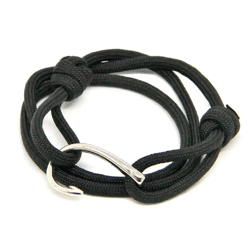 Adjustable Fish Hook Wrap Black 02