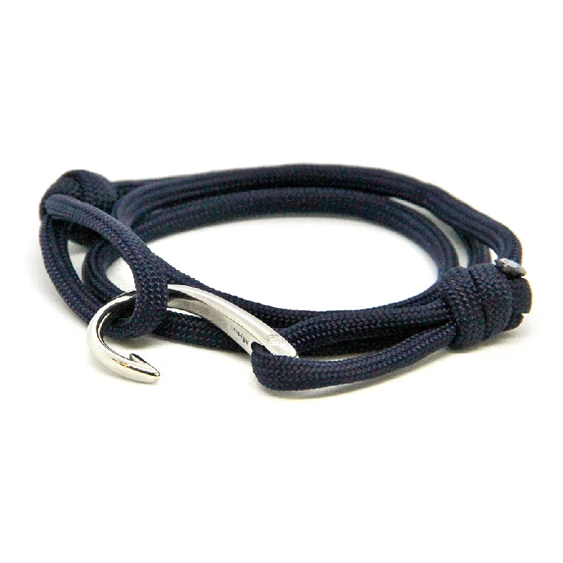 Adjustable Fish Hook Wrap Navy 20