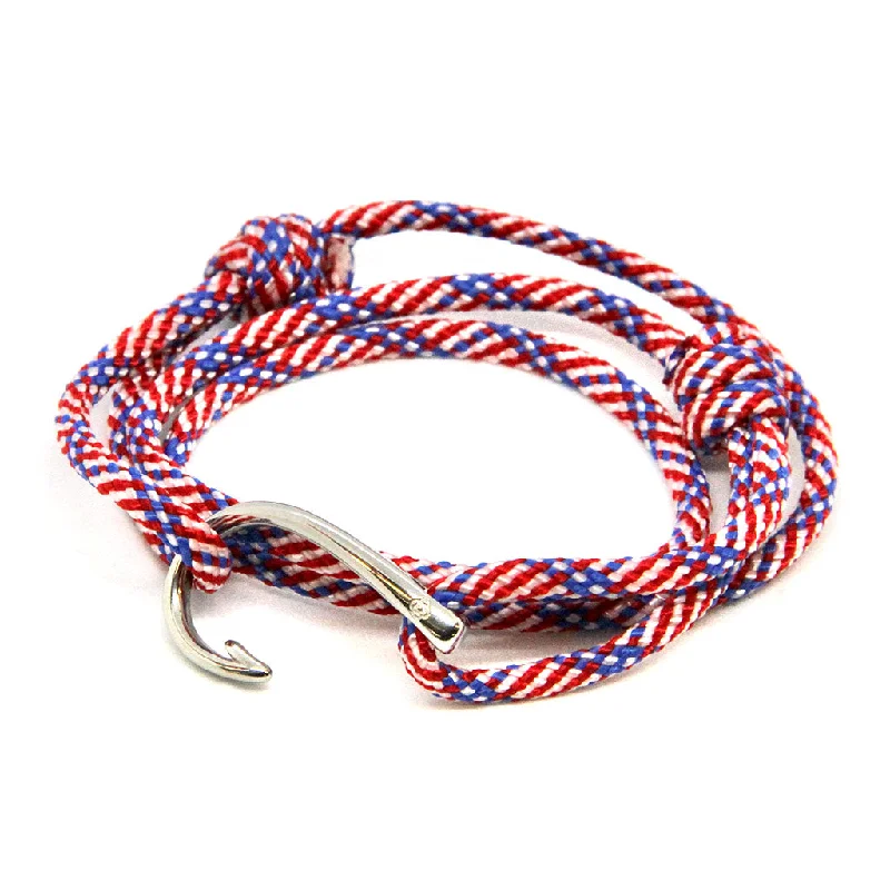 Adjustable Fish Hook Wrap Patriotic 187