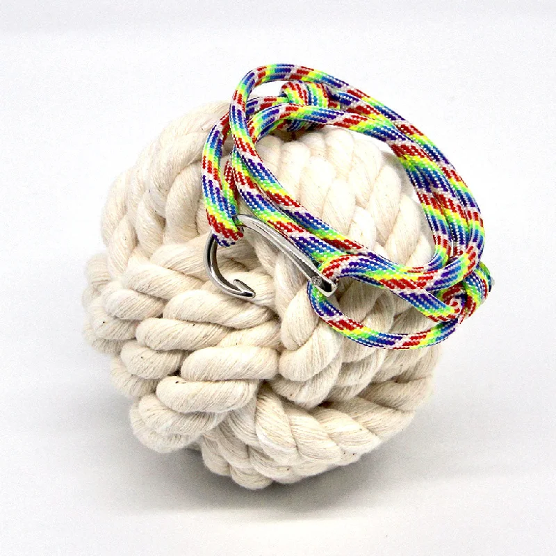 Adjustable Fish Hook Wrap Rainbow 137