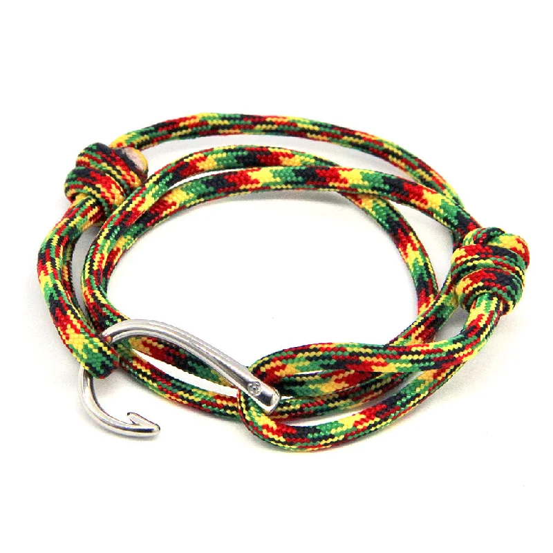 Adjustable Fish Hook Wrap Rasta 191