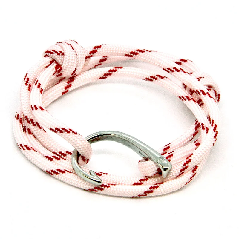 Adjustable Fish Hook Wrap Red Stripe 164