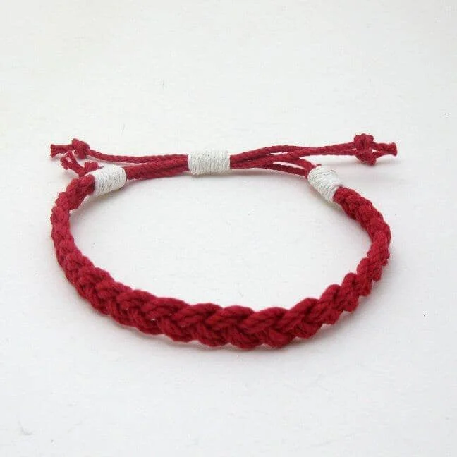 Adjustable Woven Anklet, Choose from 18 Colors