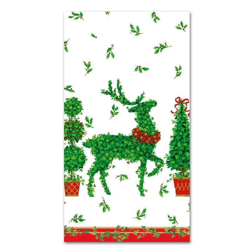 Animal Topiaries Paper Guest Towels - Buffet Napkins