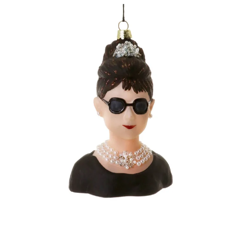 Audrey Hepburn Ornament 5.25"