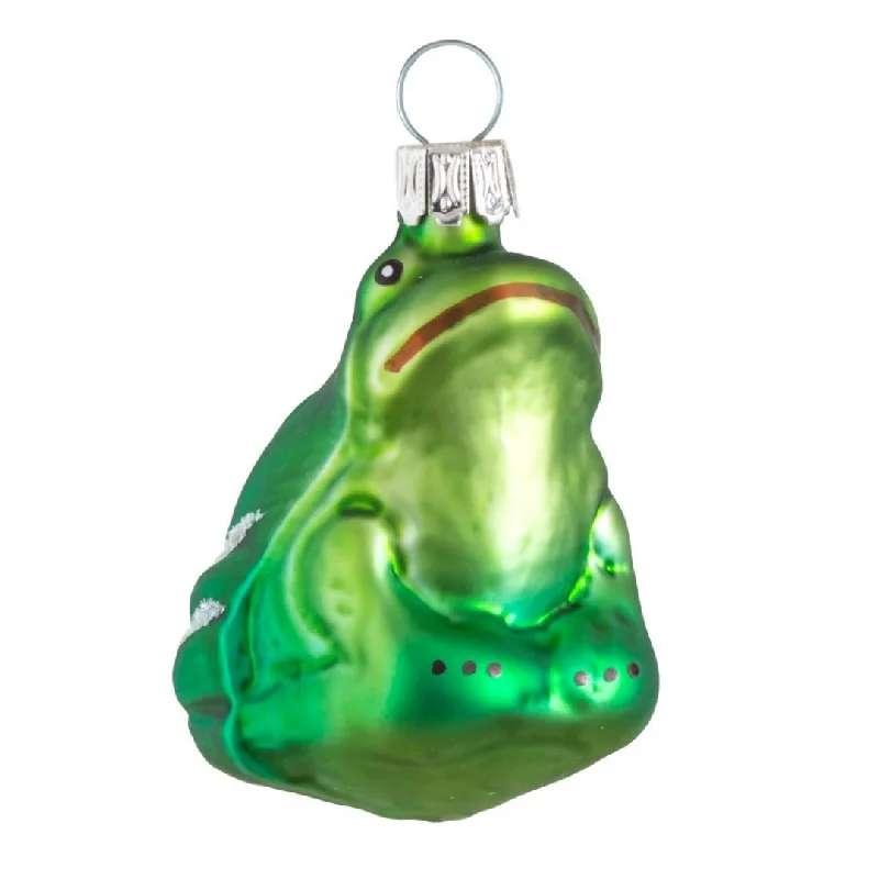 Baby Frog Ornament by Glas Bartholmes