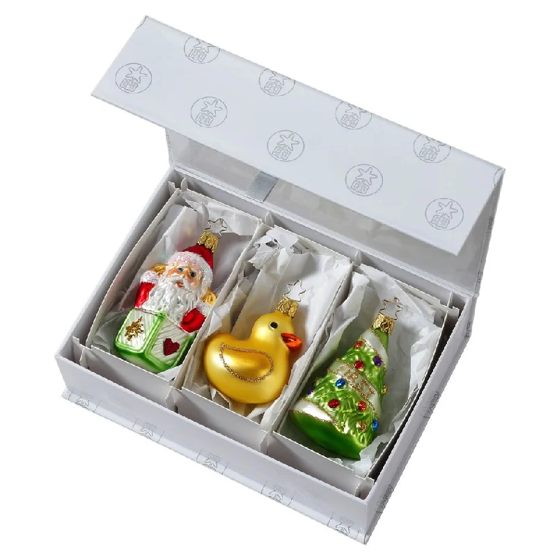 Baby's First Christmas 3 Piece Box Set by Inge Glas of Germany