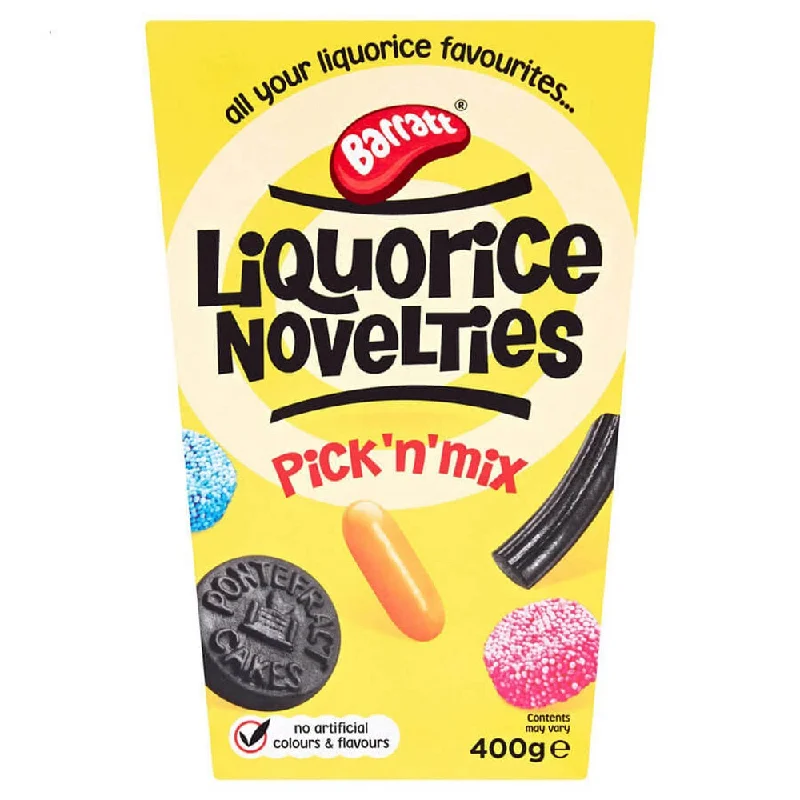 Barratt Liquorice Novelties Carton Sweets 400g