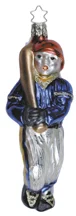 Batter Up! Baseball Ornament by Inge Glas of Germany