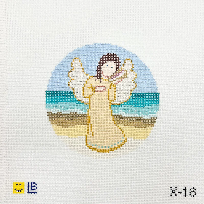 Beach Angel with Conch Shell