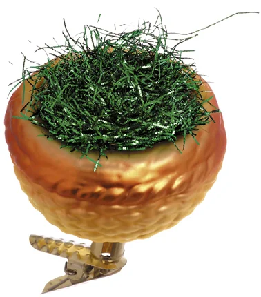 Bird Nest Ornament by Inge Glas of Germany