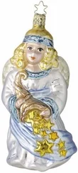 Birgit's Wishes Angel Ornament by Inge Glas of Germany