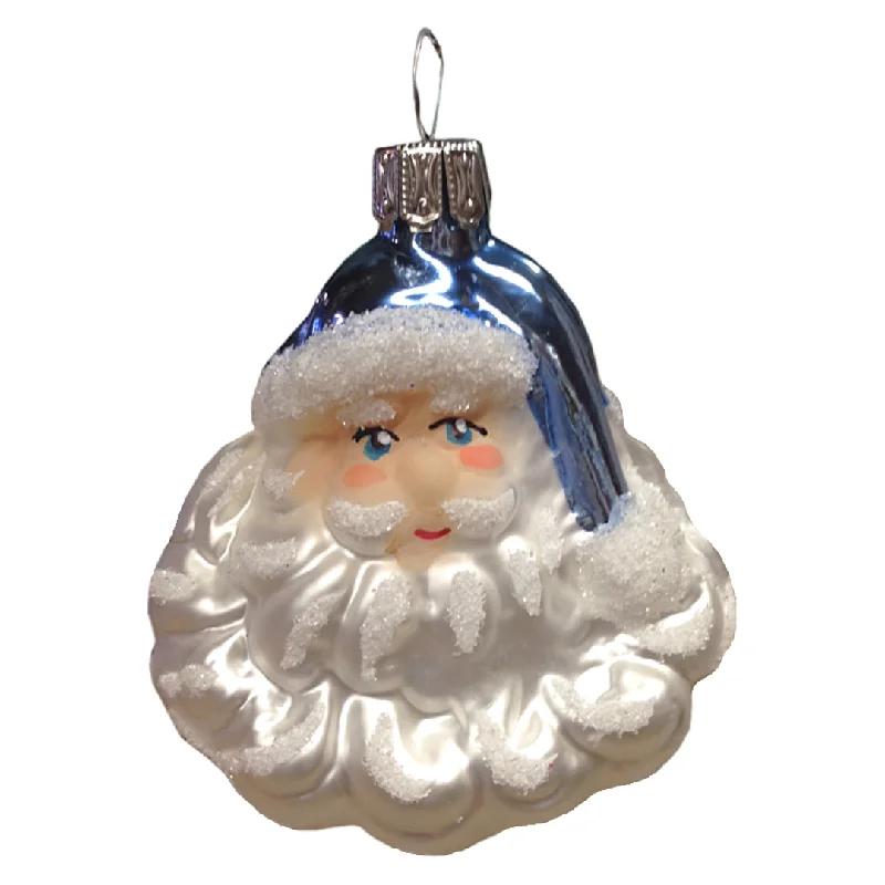 Santa, Bearded, blue by Glas Bartholmes