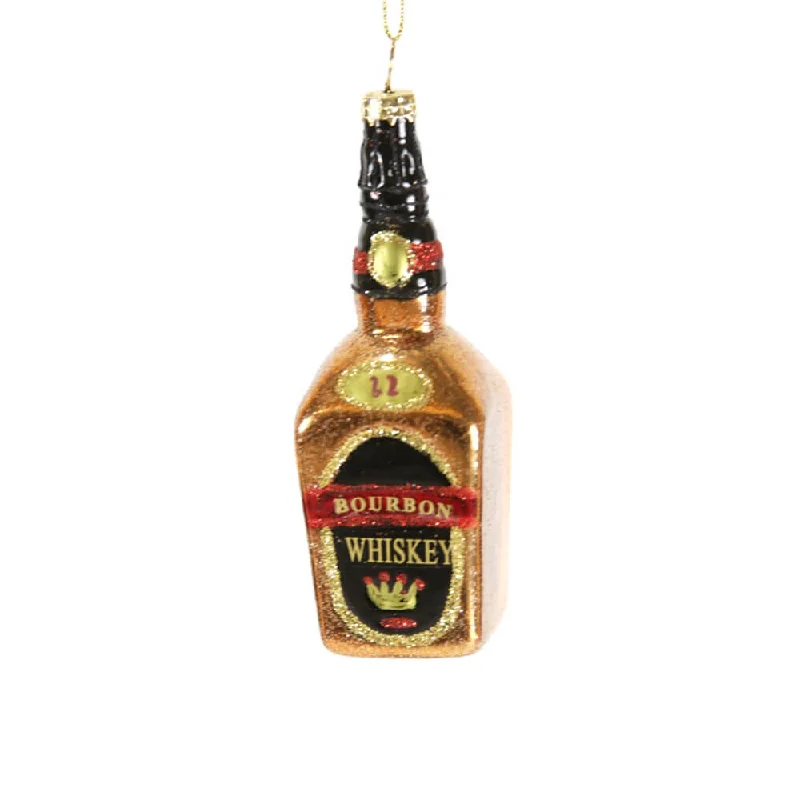 Bottle of Whiskey Ornament 4.25"