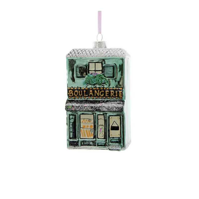 Boulangerie Shop Glass Ornament 4.5"