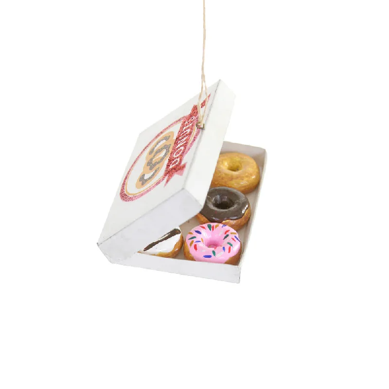 Boxed Donuts Ornament 3.25"