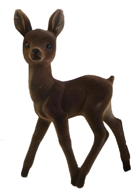 Deer, brown flocked, Plastic Figure by Ino Schaller