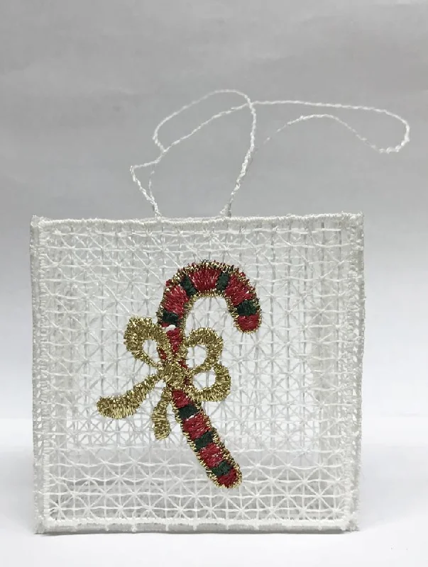 Candy Cane Bag Ornament by StiVoTex Vogel