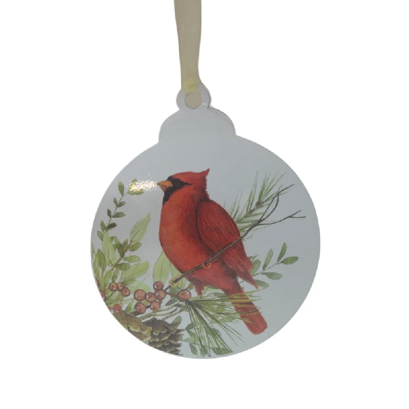 CARDINAL METAL ORNAMENT