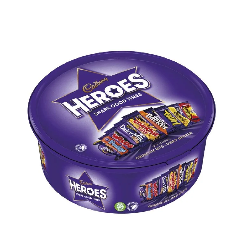 C'bury Heroes Assorted Chocolate Tub 550g