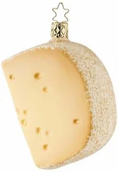 Cheese and Crackers Ornament by Inge Glas of Germany