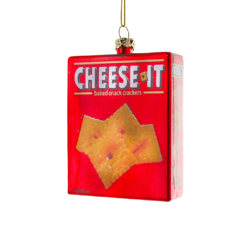 Cheese It Crackers Ornament 3.5"