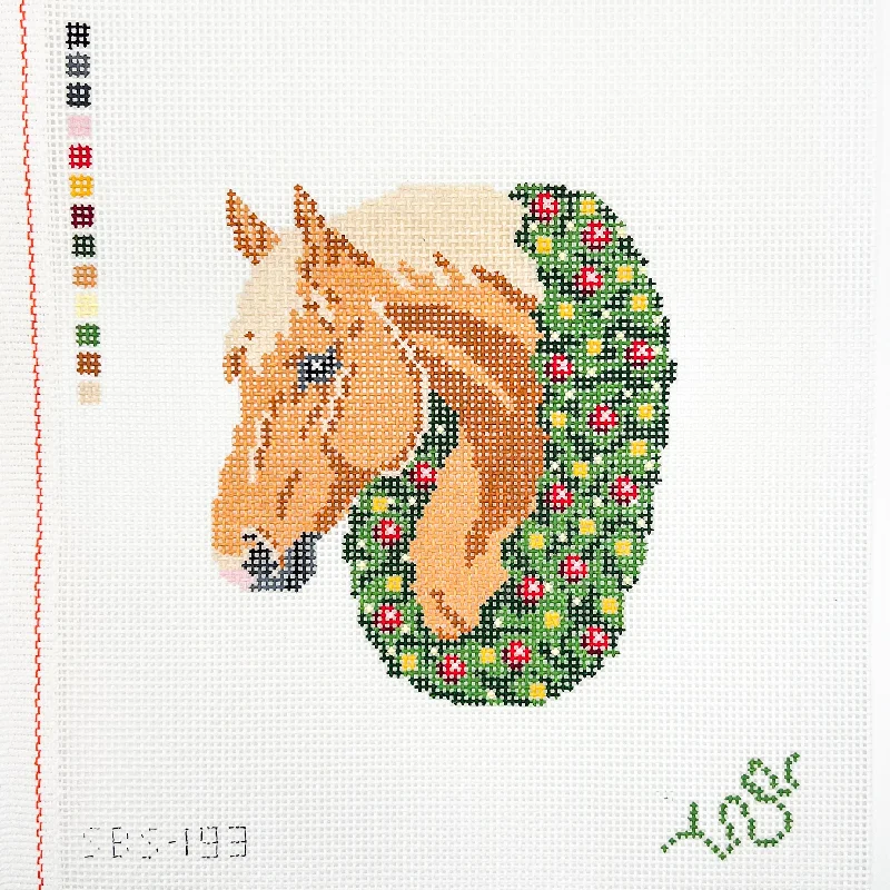 Chestnut Christmas Horse