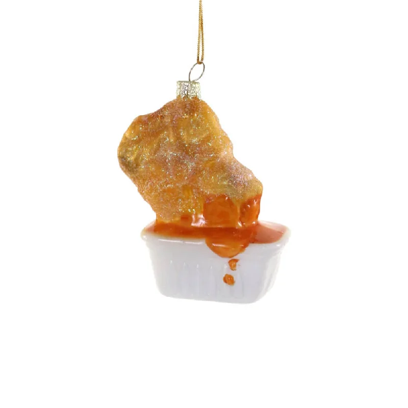 Chicken Nugget w/ Sweet n' Sour Sauce Ornament 3.5"