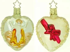 Christ is Born Ornament by Inge Glas of Germany