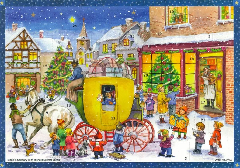 Christmas Coach Advent Calendar by Richard Sellmer Verlag