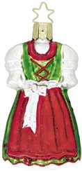 Christmas Dirndl Ornament by Inge Glas of Germany