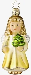 Christmas in My Heart Angel - Life Touch Ornament by Inge Glas of Germany