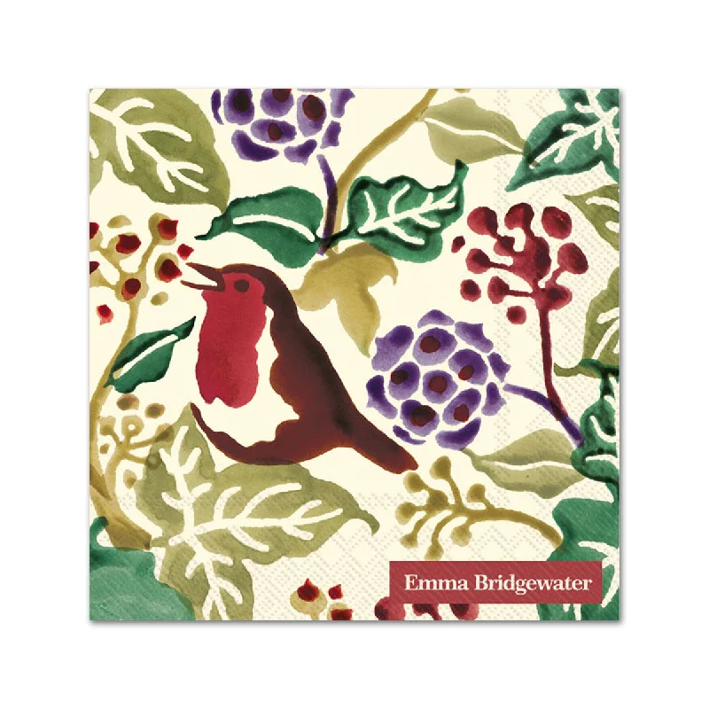 Christmas Ivy Paper Beverage Napkins