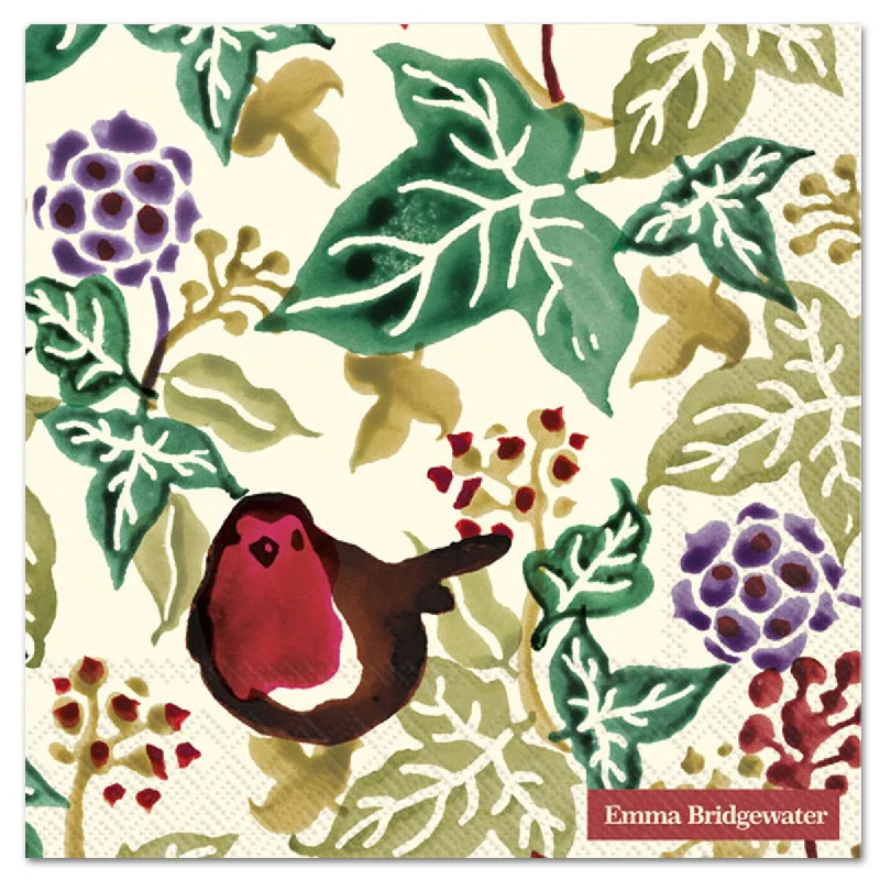 Christmas Ivy Paper Luncheon Napkins