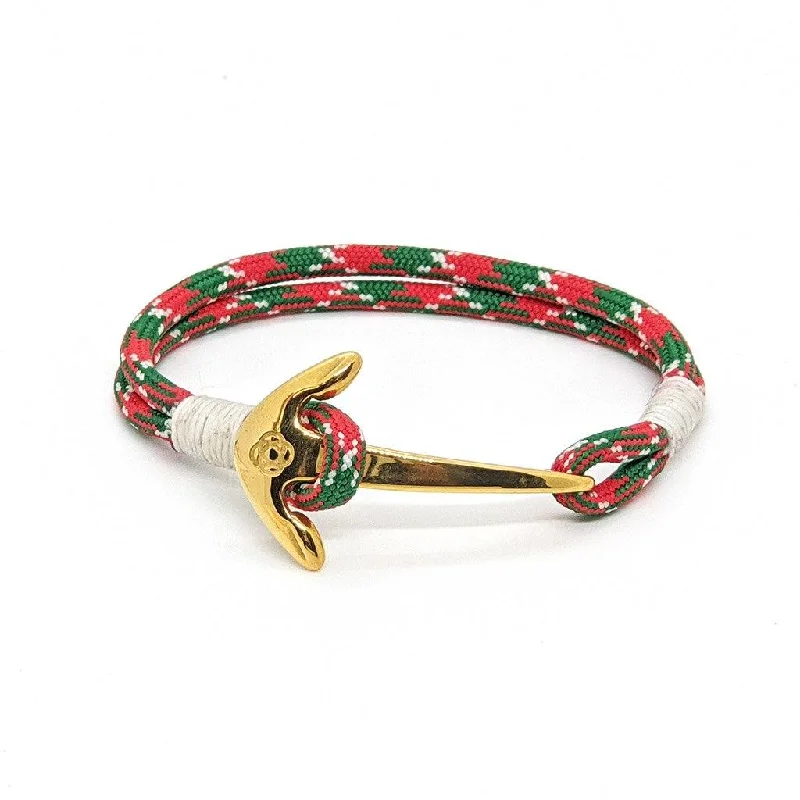 Christmas Nautical Anchor Bracelet Brass 069