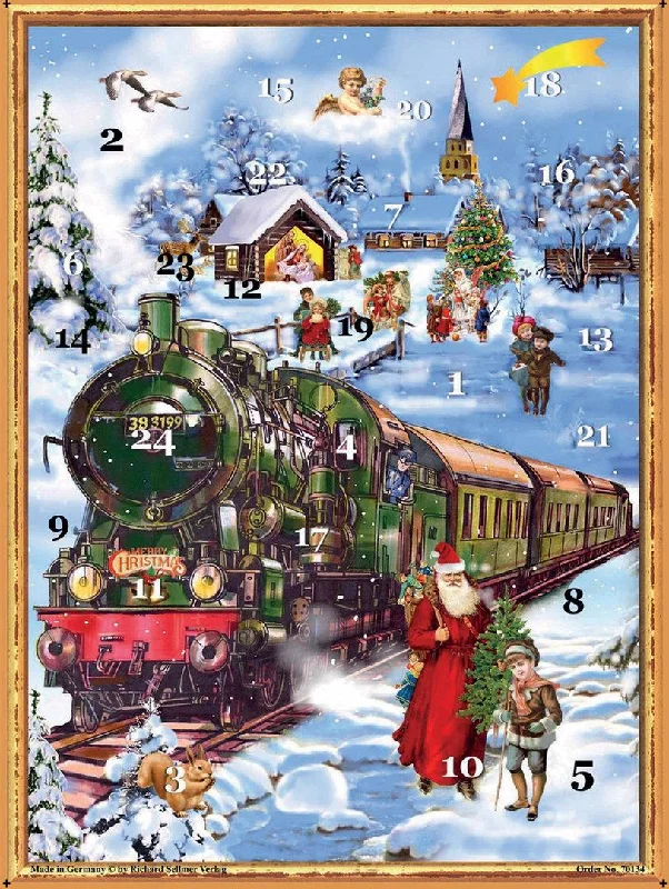 Christmas Train Advent Calendar by Richard Sellmer Verlag