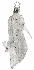 Cinderella's Slipper Ornament Encrusted with Swarovski Crystals by Inge Glas of Germany