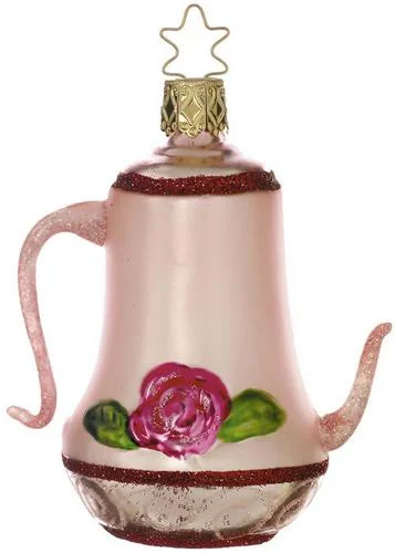 Coffee Time Coffee Pot Ornament by Inge Glas of Germany