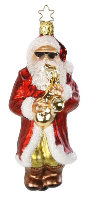 Cool Jazz, Saxophone Ornament by Inge Glas of Germany