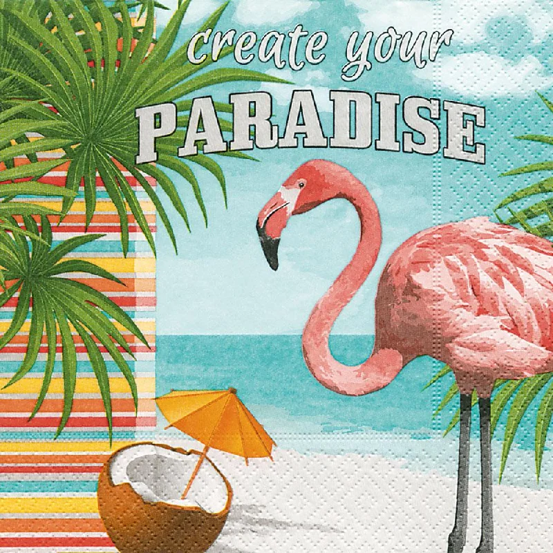 Create Your Paradise Paper Luncheon Napkins by Paper and Design GmbH