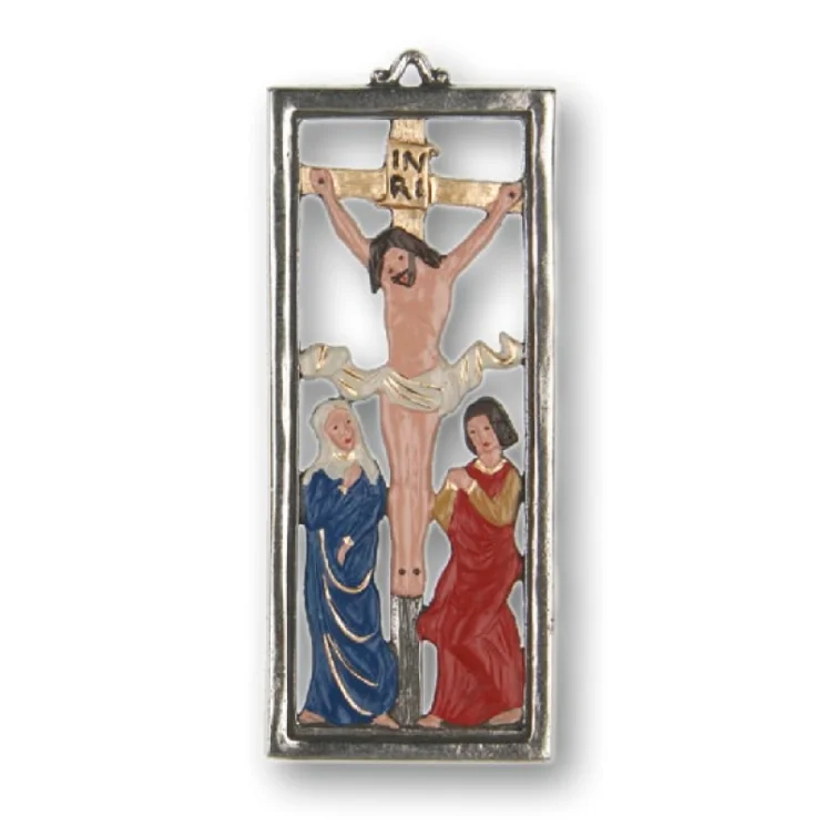 Crucifixion Pewter Ornament by Kuehn Pewter